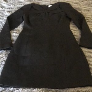 Milly Black Long Sleeve Dress